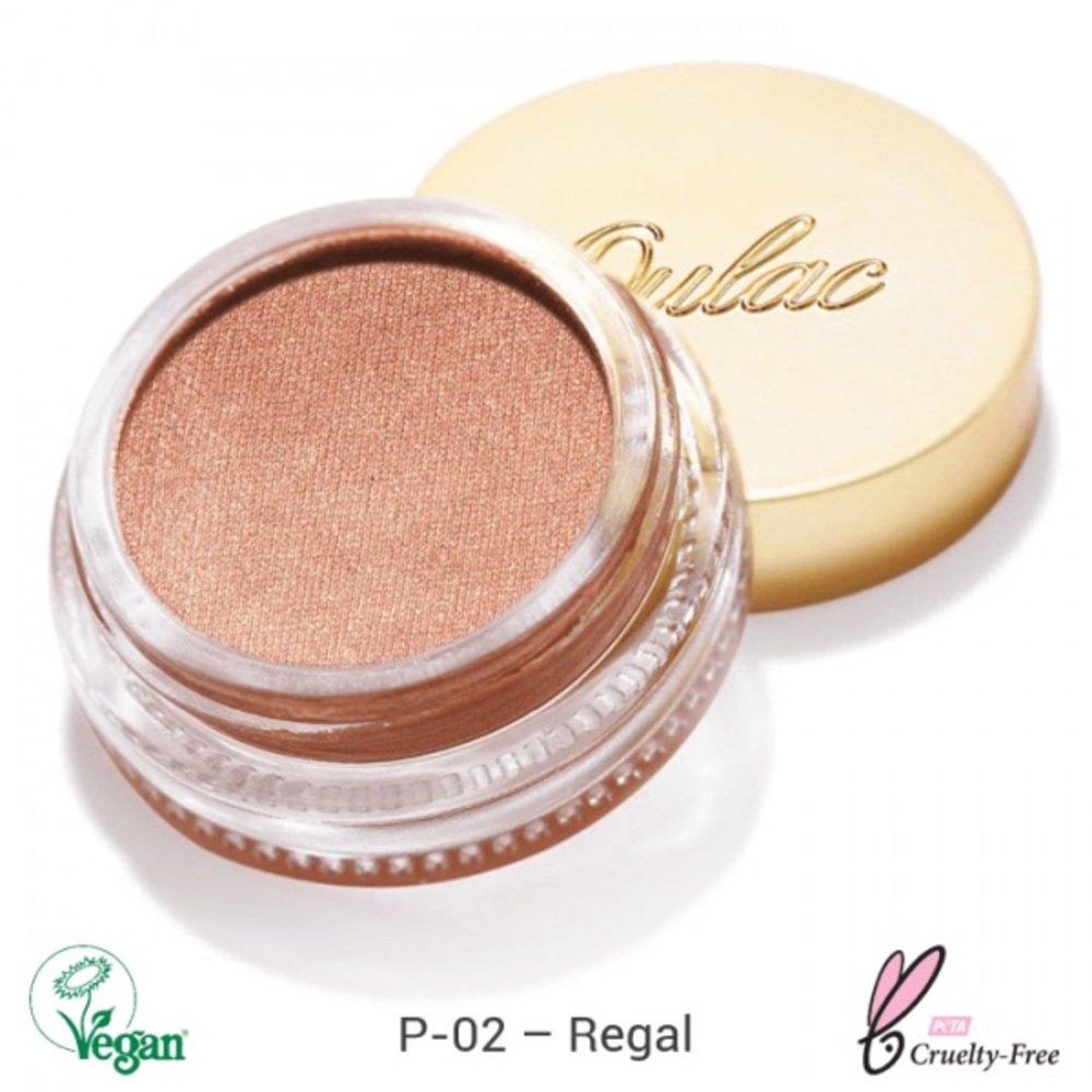 Oulac Cream Color Eyeshadow Regal Peach Silver Sheen NEW IN BOX